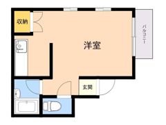 ベルザ南片江の間取り画像