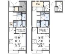 レオネクストキララⅡの間取り画像