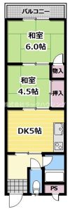 エレガンスシティーの間取り画像