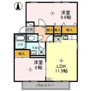 ロイヤルファミールⅡ Cの間取り画像