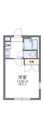 レオパレス東草津の間取り画像