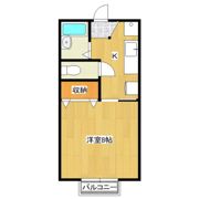 フラワーキャッスルAの間取り画像