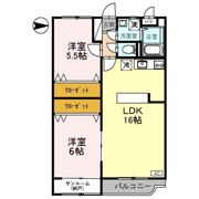 ファミーユ布瀬の間取り画像