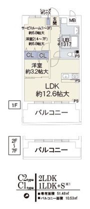 バンクの間取り画像