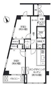 セゾン深川の間取り画像
