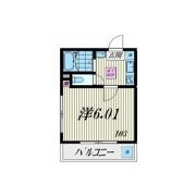 エクセレントフラッツ戸越公園の間取り画像