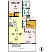 グランフェリス A棟の間取り画像