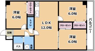 レジデンス南草津の間取り画像