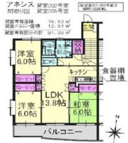 アネシスの間取り画像
