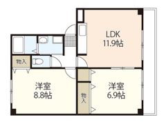 フルールの間取り画像