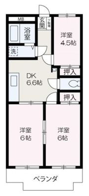 UIハイム志木の間取り画像