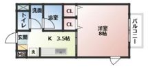 サープラス庄山Ⅱの間取り画像