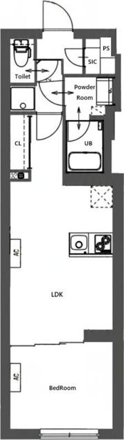 CREATIF東日暮里の間取り画像