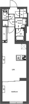 CREATIF東日暮里の間取り画像