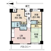 ロイヤル三国の間取り画像
