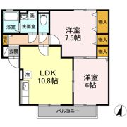 セジュールセラ B棟の間取り画像