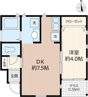 ルポ前原の間取り画像