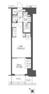 WORVE横浜伊勢佐木町の間取り画像