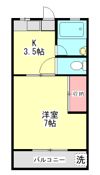 コーポ中村の間取り画像