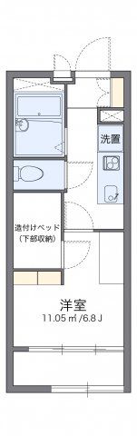 レオパレスシャルマン中野島の間取り画像