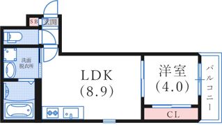 Avantio御崎公園の間取り画像