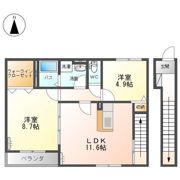 フォレストⅢの間取り画像
