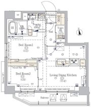 HY's桜橋MIRAISの間取り画像