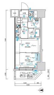 スパシエ蒲田グランドタワーの間取り画像