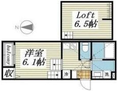 LUNA FORZA柴田の間取り画像