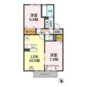 パルフェ本町の間取り画像