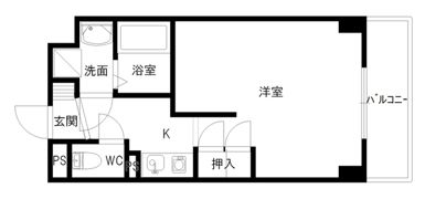 ライフイン369の間取り画像