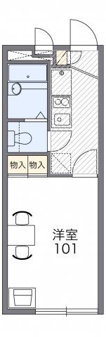 レオパレスブルースカイⅣの間取り画像