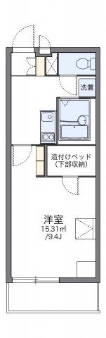 レオパレス紫峰ヶ丘Ⅰの間取り画像