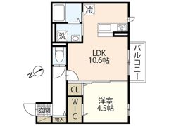セジュール己斐上K．Nの間取り画像