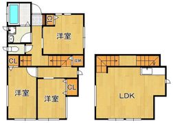 ルートホーム東鳴水の間取り画像