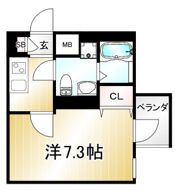 D.Clarest CREST TAPP 二条の間取り画像