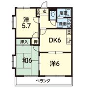 エムズヒルAの間取り画像