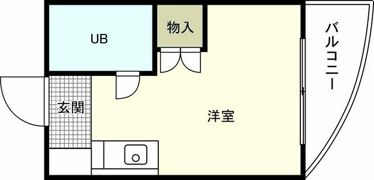 petit pas三篠の間取り画像