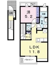 プラシード カーサⅠの間取り画像