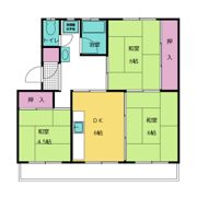 沼津原団地 4号棟の間取り画像