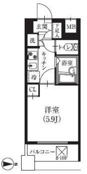 ラ・レジダンス・ド・千駄木の間取り画像