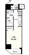GENOVIA横浜関内skygardenの間取り画像