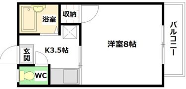 マリンハイツ畠山の間取り画像