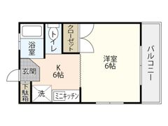 コーポヤマノの間取り画像