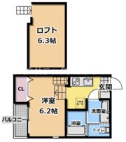 フェリクス中宮の間取り画像
