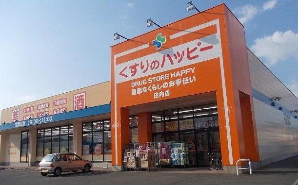くすりのハッピーまで1100m