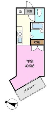 サウスヒル川越の間取り画像