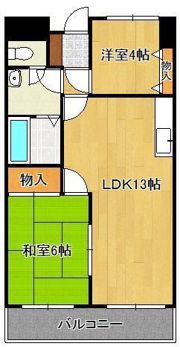 クレベール皇后崎の間取り画像