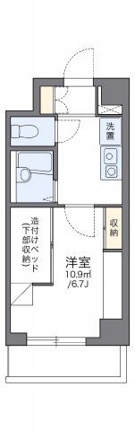 レオパレス宇田川町マンションの間取り画像