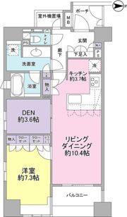 パークハウス千代田富士見の間取り画像